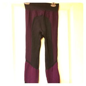 Lululemon Wunder Under Purple/Grey Leggings